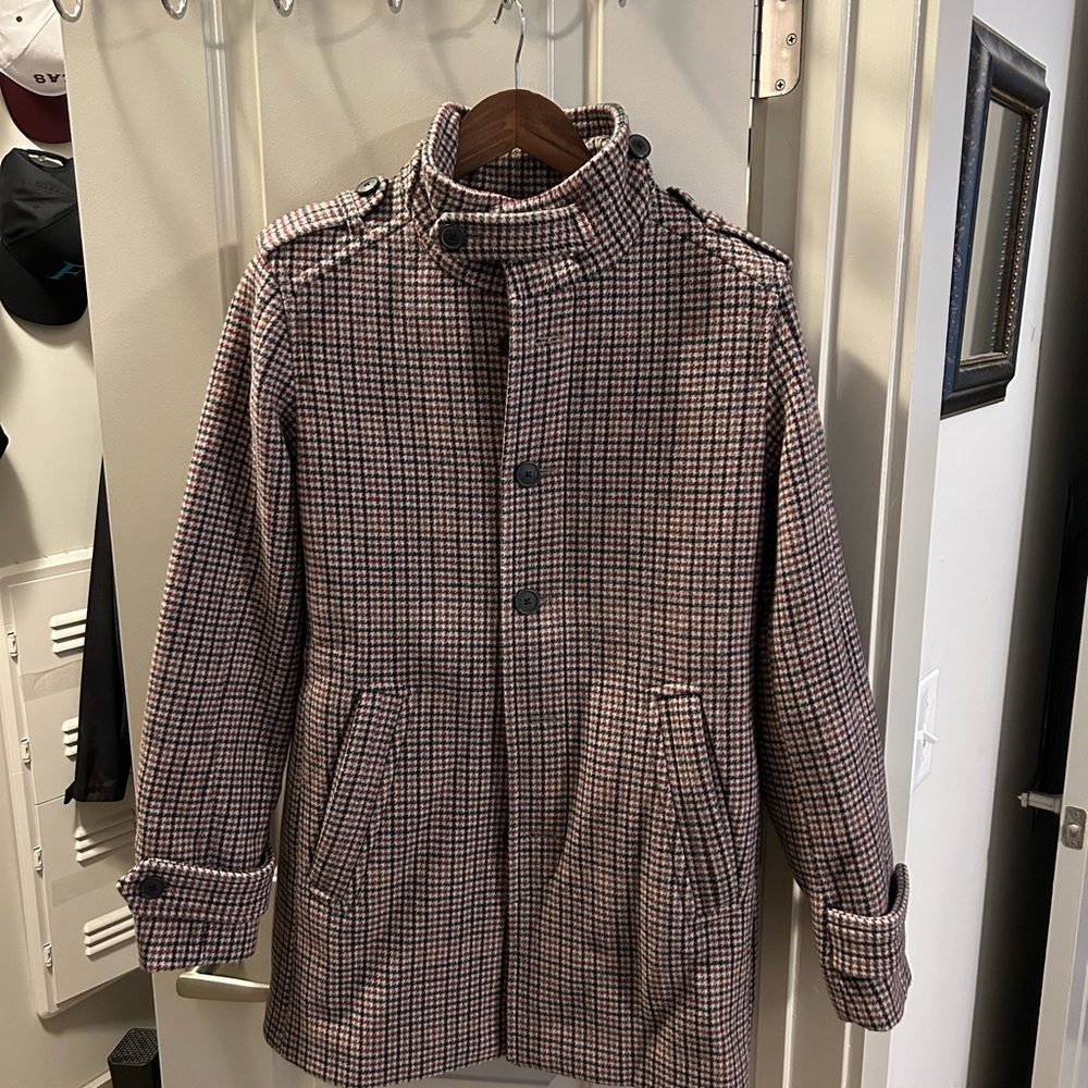 NWOT MENS WOOL OVERCOAT